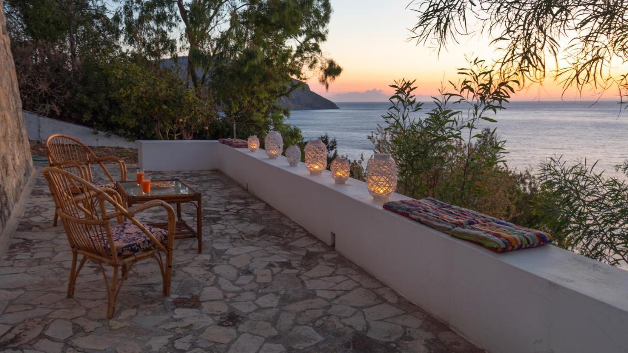 Ivi Beach Front Villa, Leros Vromolithos Extérieur photo