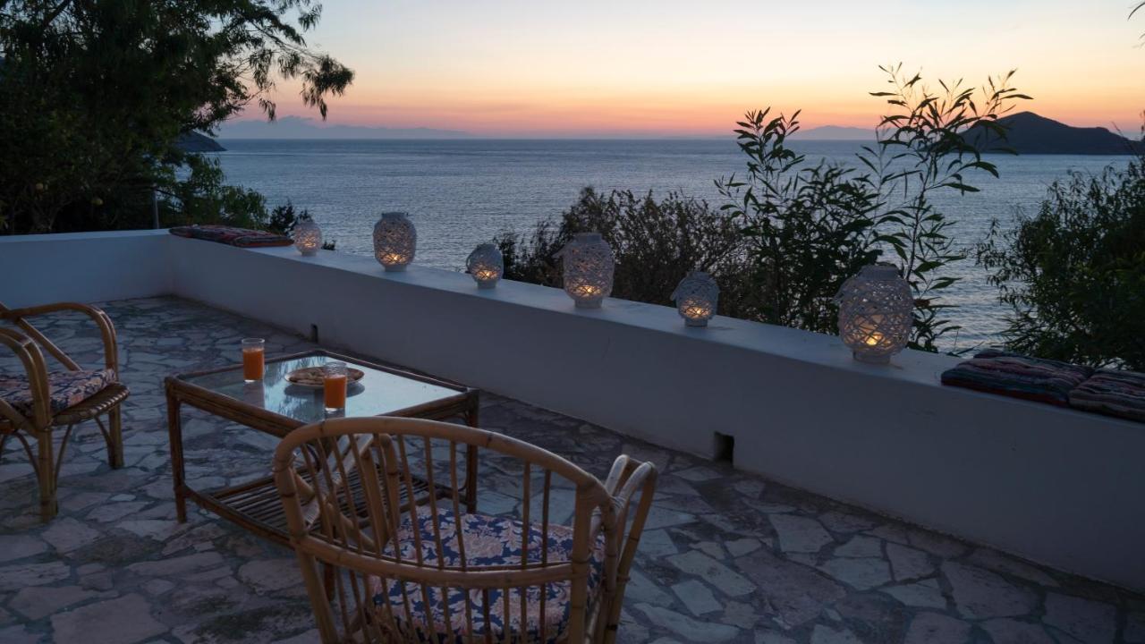 Ivi Beach Front Villa, Leros Vromolithos Extérieur photo